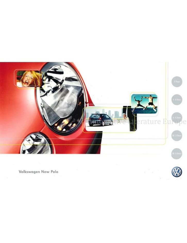 2002 VOLKSWAGEN POLO BROCHURE ENGELS, Boeken, Auto's | Folders en Tijdschriften, Volkswagen
