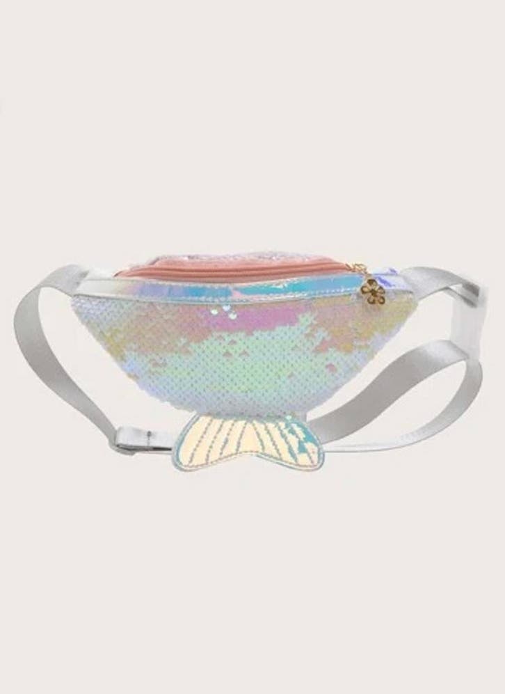 Heuptasje Kinderen Klein Tasje Zeemeermin Parelmoer Paillett, Sieraden, Tassen en Uiterlijk, Tassen | Damestassen, Overige typen