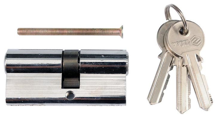 Cilinder slot 31/31, Doe-het-zelf en Verbouw, Hang- en Sluitwerk, Slot, Nieuw, Koper of Messing, Ophalen of Verzenden