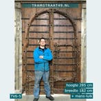 Kasteelpoort, antieke deuren, openslaande deur, poortdeur, Gebruikt, Binnendeur, Ophalen of Verzenden, Hout