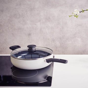 Brabantia INDU+ R Hapjepan / Skillet inclusief glazen, Verzenden, Nieuw