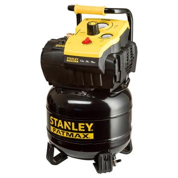 Stanley Fatmax compressor TAB 200/10/24V - FMXCM0021E zwart/, Doe-het-zelf en Verbouw, 6 tot 10 bar, Nieuw, Ophalen of Verzenden