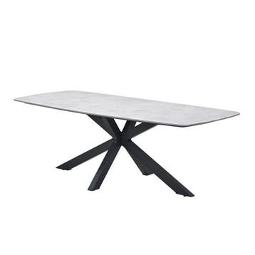 Garden Impressions Fiore tuintafel 220x100xH72 cm - donker, Verzenden, Nieuw