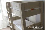 Rockwood® Stapelbed Steigerhout Bas  white wash, Ophalen of Verzenden, Nieuw, Stapelbed