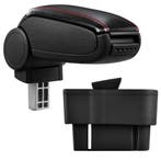 Armsteun Opel Corsa D kunstleer zwart rood stiksel, Verzenden, Nieuw