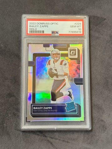 2022 Donruss Donruss Optic Bailey Zappe 229 Holográfica -, Nieuw
