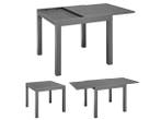 Veiling - Uitklapbare Tuintafel Laki - 80 x 80 cm - Antracie, Tuin en Terras, Nieuw