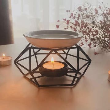 Geometrische Oliebrander voor Wax Melts & Etherische Oliën, Verzenden, Nieuw