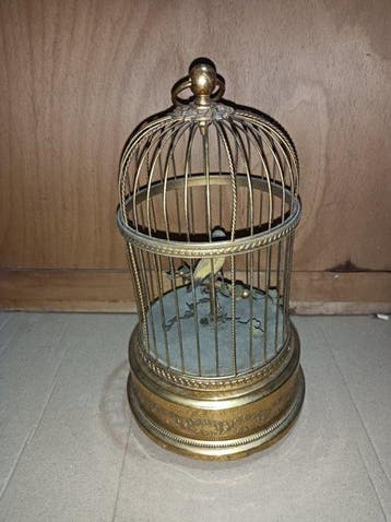 Reuge - Automaton van een vogel in vogelkastje - Zwitserland