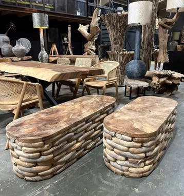 Salontafel Sem ovaal | World of Brosi, Ophalen of Verzenden, Nieuw