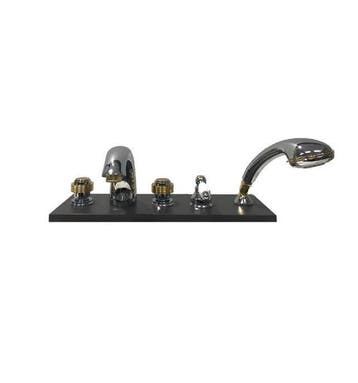 PAFFONI VANITY 5 GATS BADRANDKRAAN (chrome omstel), Ophalen of Verzenden, Nieuw, Chroom