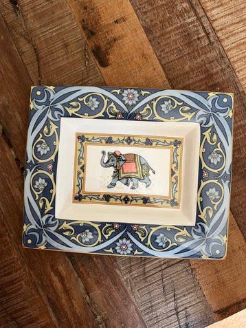 Vide-poche - Wedgwood - Blauwe olifant - Verenigd Koninkrijk