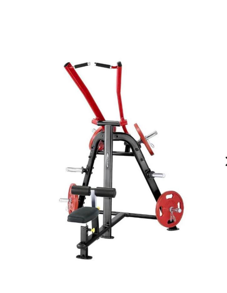 STEELFLEX PLATE LOAD LAT PULLDOWN, Sport en Fitness, Fitnessapparatuur, Nieuw, Metaal, Armen, Rug, Verzenden