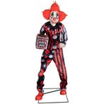 Halloween Decoratie Clown Jester Jack 175cm Animatronic, Verzenden, Nieuw, Overige typen