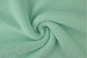 Teddy bont (Bouclé) Licht mint - rol 30 meter, Verzenden, Nieuw