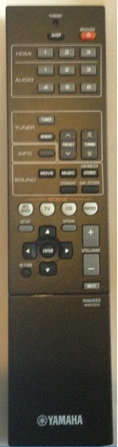 Afstandsbediening Yamaha rav435 ww51070, Ophalen of Verzenden, Nieuw, Origineel