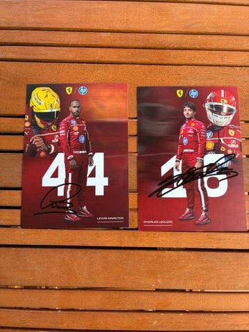 Ferrari - formula uno - Lewis Hamilton , Charles Leclerc -, Nieuw