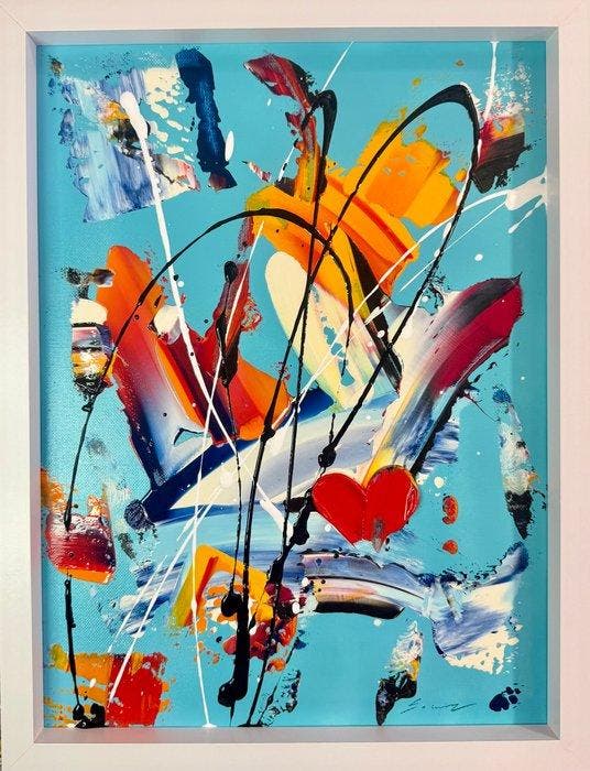 Michele Socionovo - Ti amo nellanima, Antiek en Kunst, Kunst | Schilderijen | Modern