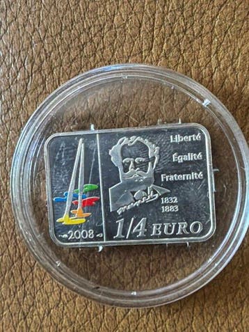 Frankrijk. 1/4 Euro 2008 - Édouard Manet Olympia 15g