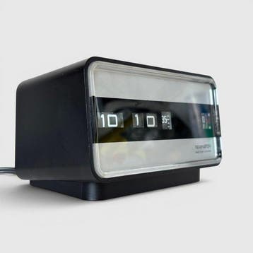 Flip klok - Sperry Remington Bauhaus Plastic - 1970-1980 -