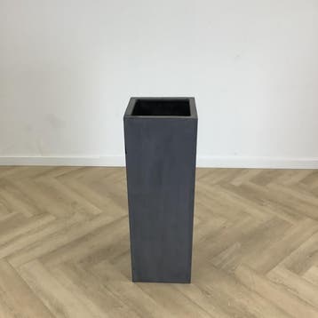 Plantenbak (hxbxd) 100x35x35 cm  Antraciet - betonlook, Ophalen of Verzenden, Gebruikt, Bureau