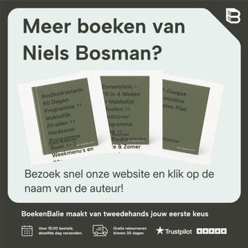 28 Dagen Detox Dieet programma - Makkelijk Afvallen, Verzenden, Zo goed als nieuw, Niels Bosman