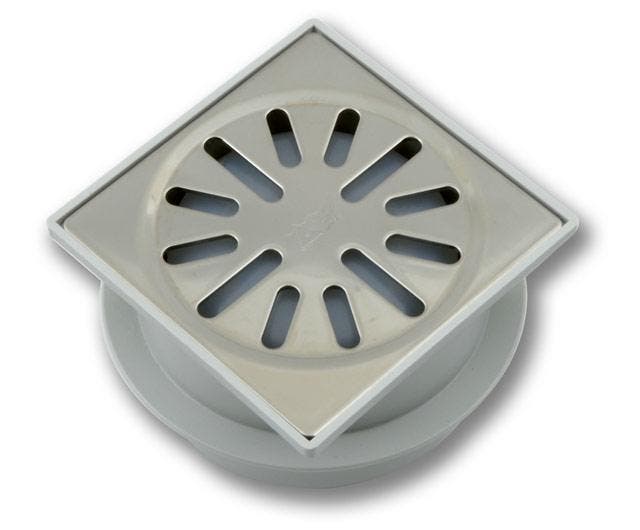 Aquaberg vloerput 100x100 mm 4210, Doe-het-zelf en Verbouw, Sanitair, Ophalen of Verzenden
