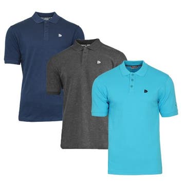 Donnay Donnay Heren - 3-Pack - Polo shirt Noah - Navy /, Verzenden, Nieuw