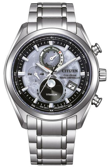 Citizen BY1010-81H Tsuki-yomi Super Titanium horloge, Overige materialen, Verzenden, Nieuw, Polshorloge