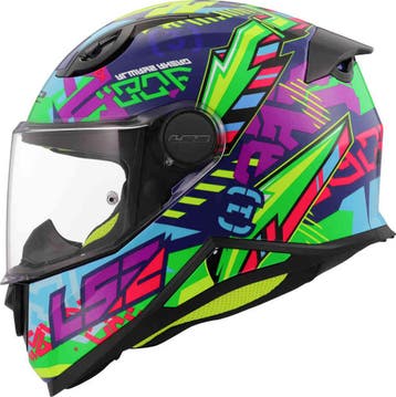 LS2FF812KidSventBlauwGroenKinderIntegraalhelm, Motoren, Integraalhelm, Nieuw met kaartje, Overige merken, Heren