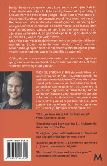 Of ik gek ben 9789029088909 Michiel Stroink, Verzenden, Gelezen, Michiel Stroink