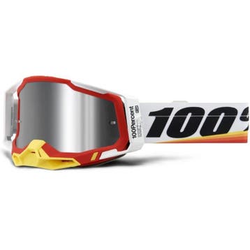 100% Racecraft 2 Crossbril - Zilver Spiegel Lens - SALE, Verzenden, Nieuw met kaartje