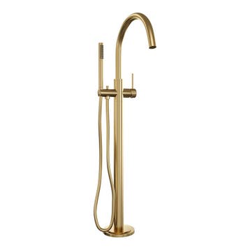 Badkraan Vrijstaand Brauer Gold Carving met Staaf Handdouche, Ophalen of Verzenden, Nieuw