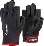Musto 86118 Essential Zeilhandschoenen Korte Vingers Zwart, Watersport en Boten, Ophalen of Verzenden, Nieuw