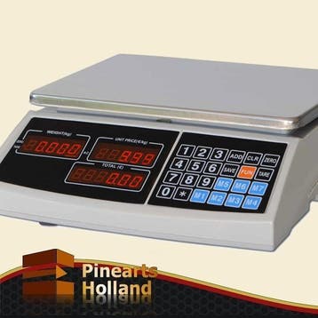 Prijsberekenende LED Winkelweegschaal 6kg x 2g, Winkelweegschaal, 1 tot 500 gram, Nieuw, Ophalen of Verzenden