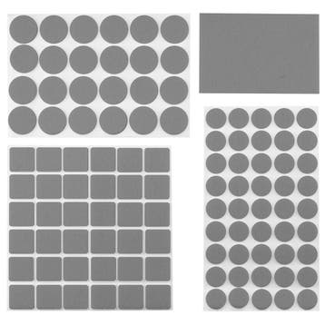 Zelfklevende viltglijders grijs – 106 stuks – 3 mm dik, Ophalen of Verzenden, Nieuw