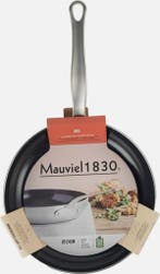 2dekans | Mauviel 1830 Braadpan 24 cm – RVS/Aluminium –, Ophalen of Verzenden, Zo goed als nieuw