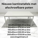 Kantinetafel | Meerdere maten | Afneembare poten | NIEUW, Zakelijke goederen, Kantoor en Winkelinrichting | Kantoormeubilair en Inrichting