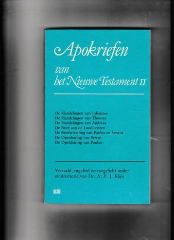 Apokriefen van het Nieuwe Testament II - A.F.J. Klijn, Verzenden, Gelezen, A.F.J. Klijn