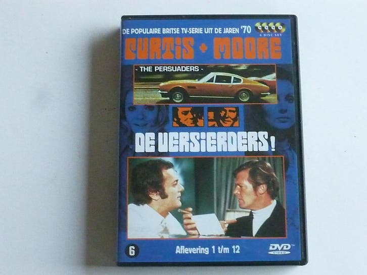 De Versierders ! / The Persuaders - Curtis / Moore (4 DVD), Cd's en Dvd's, Dvd's | Klassiekers, Zo goed als nieuw, Ophalen of Verzenden