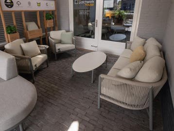 Apple Bee lounge set Bora Bora 5 delig, 5 zitplaatsen, Ophalen of Verzenden, Loungeset, Bank