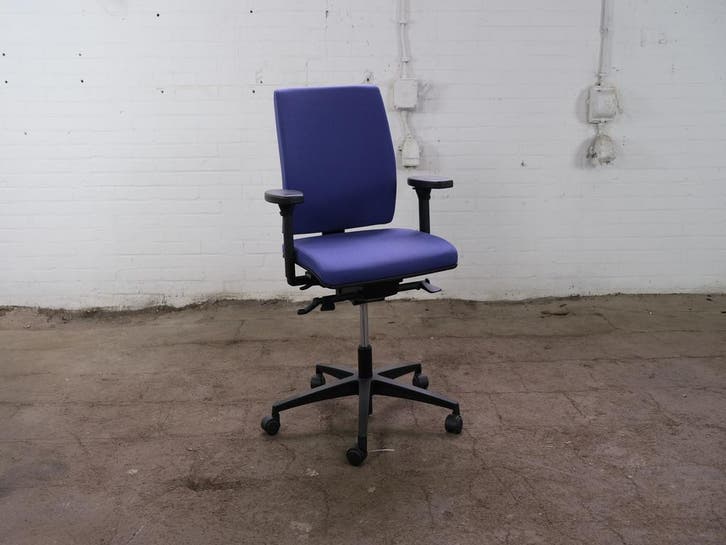 Drisag | Bureaustoel | Tweedehands | Paars / zwart | BS320, Huis en Inrichting, Bureaus, Gebruikt, Verzenden