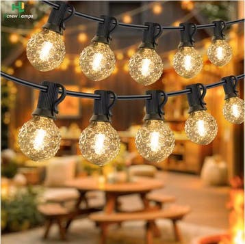 Retro G40 LED Lichtslinger Waterdicht Tuin Feestverlichting, Diversen, Kerst, Verzenden, Nieuw
