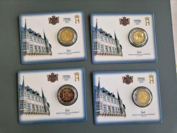 Luxemburg. 2 Euro 2024 Wilhelm II + 1 Frank (4