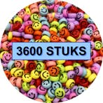 Fako Bijoux - Emoji / Smiley Kralen Bulk - Acryl - 7mm -, Verzenden, Nieuw
