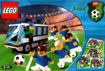 LEGO Sports Voetbalteam Bus - 3406 (Nieuw), Verzenden, Nieuw