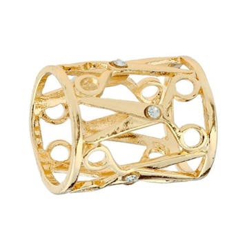 Fako Bijoux - Sjaalklem - Tube - Schaar - 21x24mm -, Verzenden, Nieuw