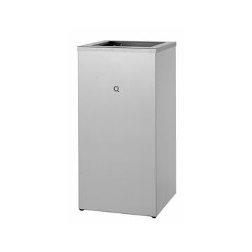 Qbic-line afvalbak open 85l QWBO85 SSL - RVS, Verzenden, Nieuw