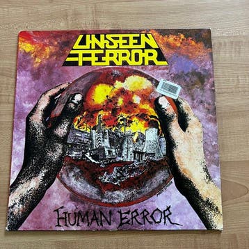 Unseen Terror - Human Error - Vinylplaat - 1987, Cd's en Dvd's, Nieuw in verpakking