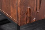 Massief dressoir DUNE 175cm walnootbruin acaciahout 3D, Ophalen of Verzenden, Nieuw